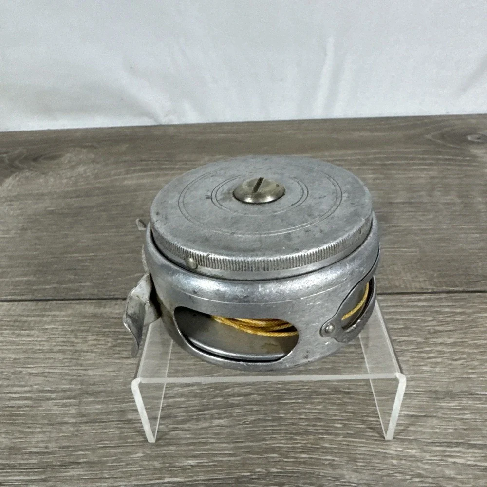 South Bend Oreno Matic 1130 Automatic Fly Fishing Reel With Line, Works